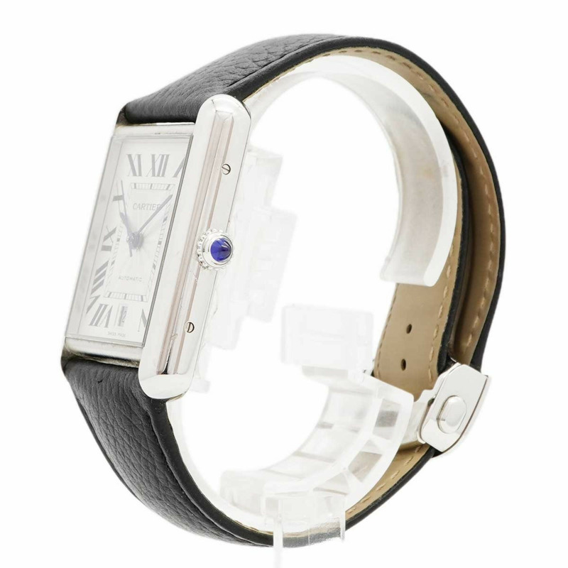 卡地亞 Tank Must XL WSTA0040 銀色錶盤男士腕錶-1