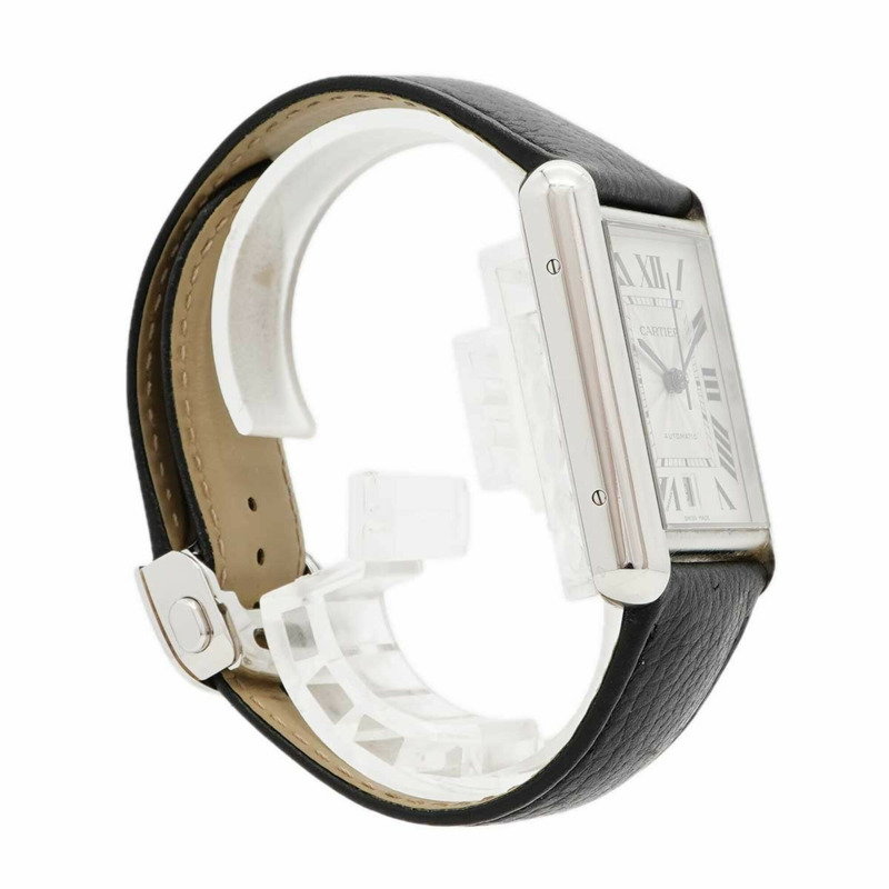 卡地亞 Tank Must XL WSTA0040 銀色錶盤男士腕錶-2