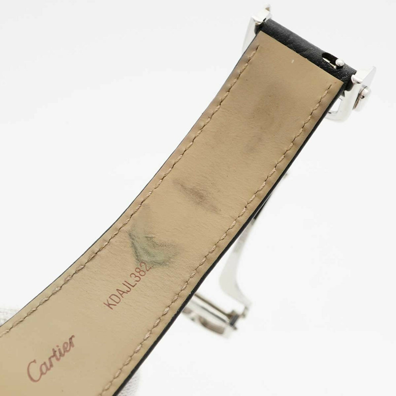 卡地亞 Tank Must XL WSTA0040 銀色錶盤男士腕錶-7