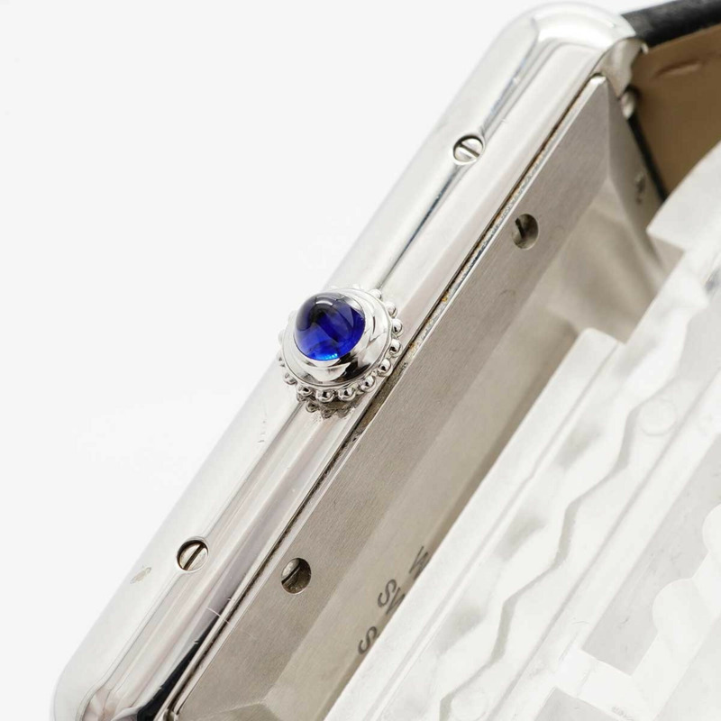 卡地亞 Tank Must XL WSTA0040 銀色錶盤男士腕錶-8