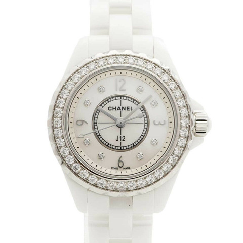 香奈兒 J12 H2572 白色錶盤女錶
