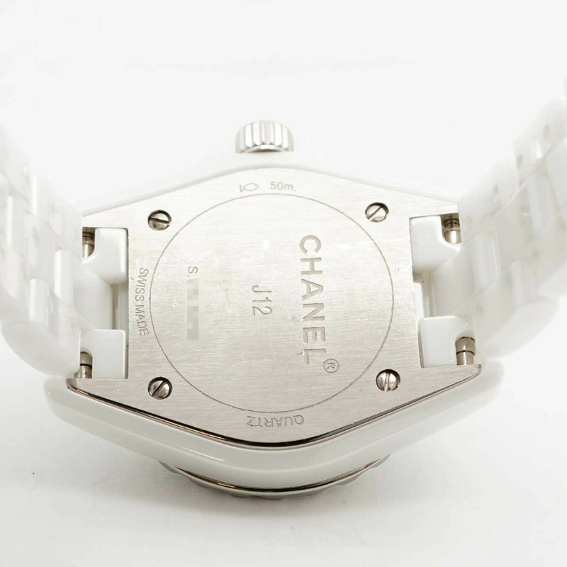香奈兒 J12 H2572 白色錶盤女錶-4
