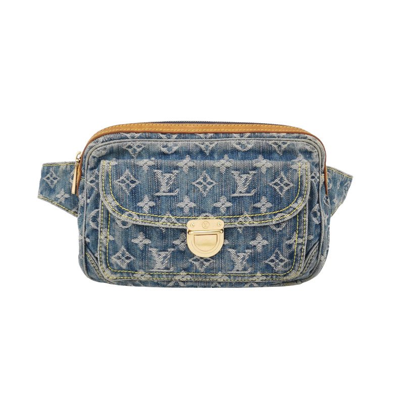 Louis Vuitton (LV) 帆布植鞣革老花腰包胸包-0