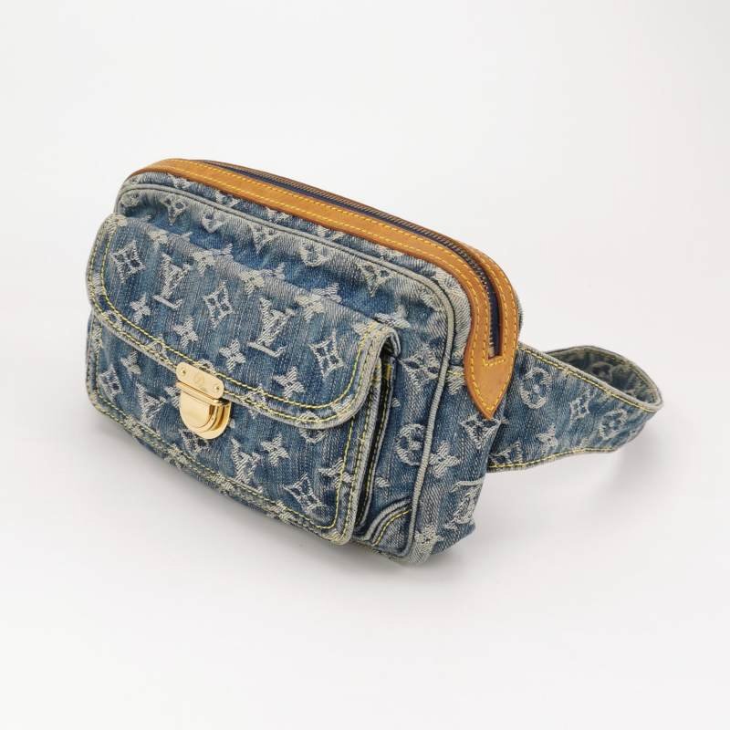 Louis Vuitton (LV) 帆布植鞣革老花腰包胸包-2