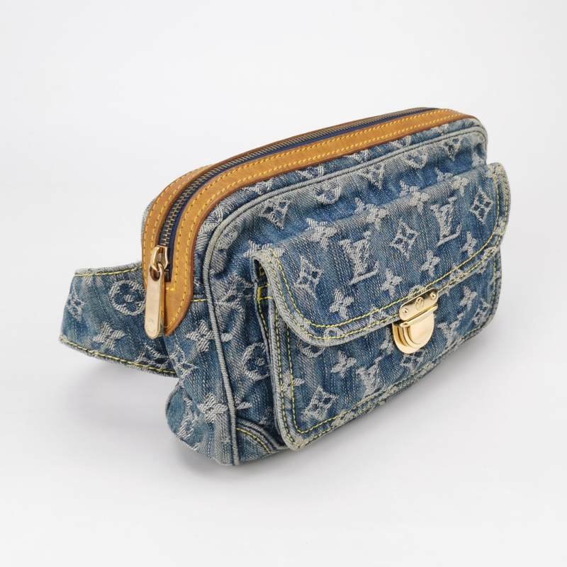 Louis Vuitton (LV) 帆布植鞣革老花腰包胸包-3