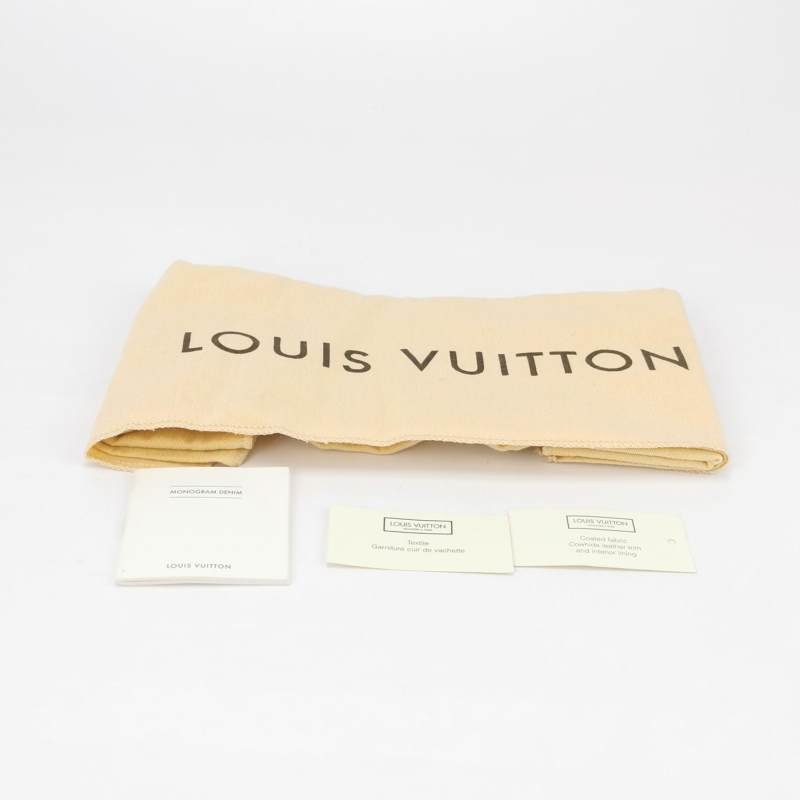 Louis Vuitton (LV) 帆布植鞣革老花腰包胸包-8