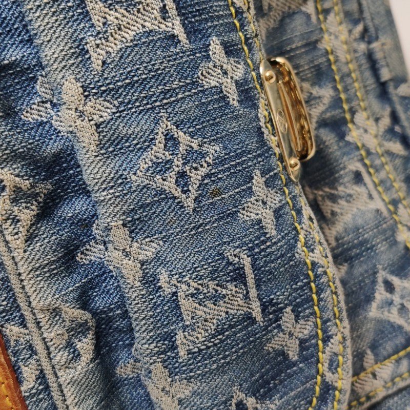 Louis Vuitton (LV) 帆布植鞣革老花腰包胸包-10