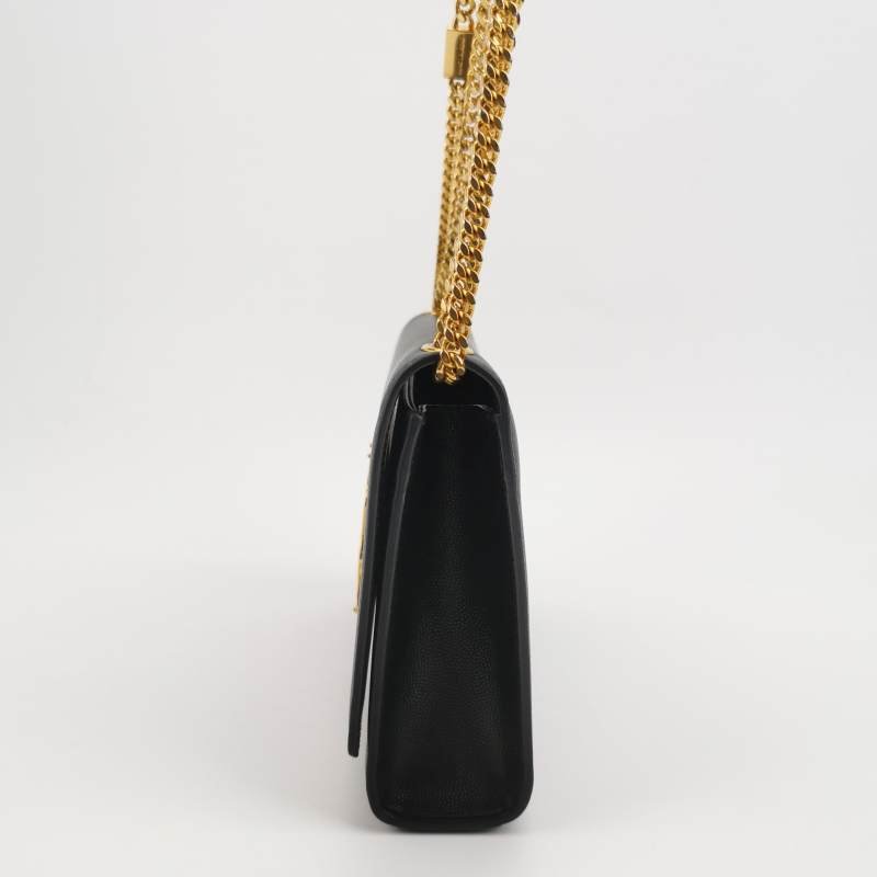 Saint Laurent Kate凱特包中牛皮純色YSL標誌單肩包-2