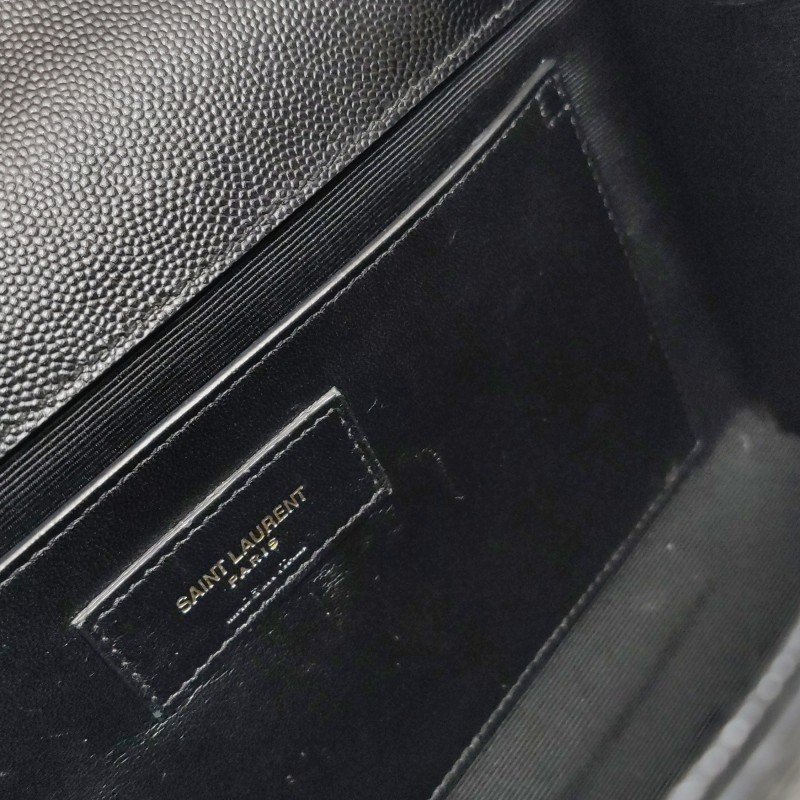 Saint Laurent Kate凱特包中牛皮純色YSL標誌單肩包-9