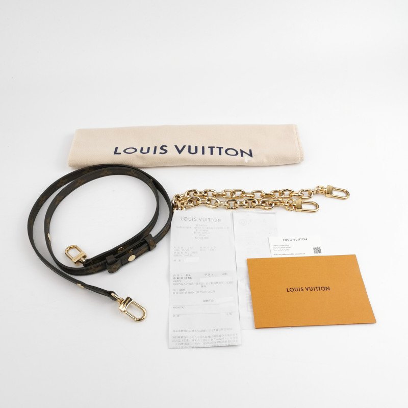 Louis Vuitton (LV) Pochette Metis East West植鞣革老花斜背包單肩包晶片款-8