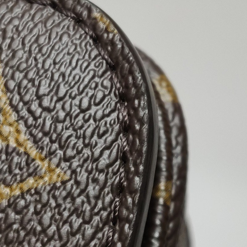 Louis Vuitton (LV) Pochette Metis East West植鞣革老花斜背包單肩包晶片款-14