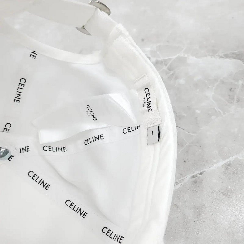 💎Han's house精品服飾💎 celine 刺繡 帽子 現貨 原價19500-6