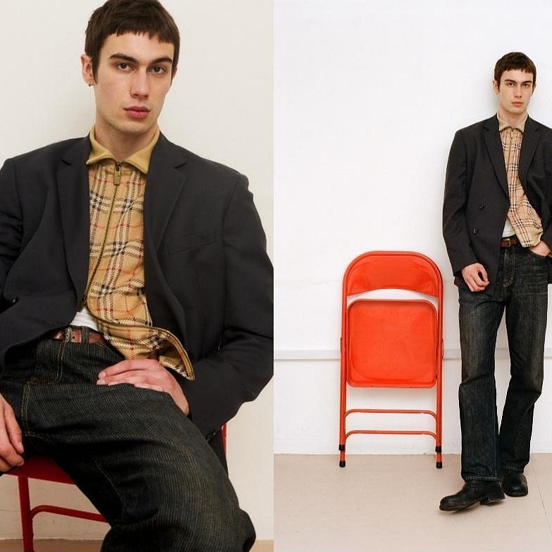 💎Han's house精品服飾💎 BURBERRY 格紋 外套 原價38800-2