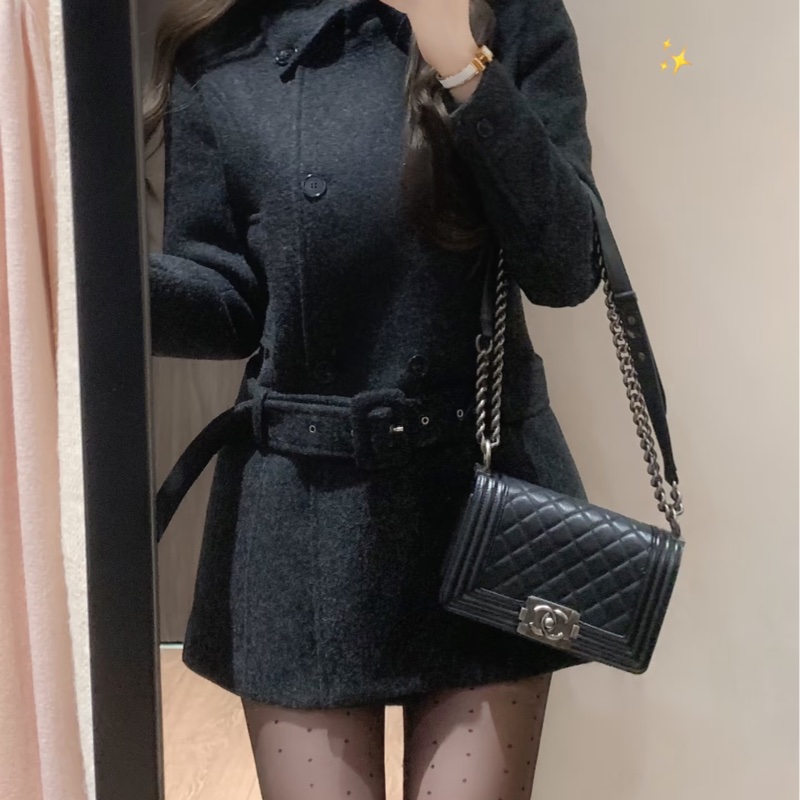 CHANEL香奈兒Leboy20小號閒置復古黑銀扣包況啵好🪿🪿-28