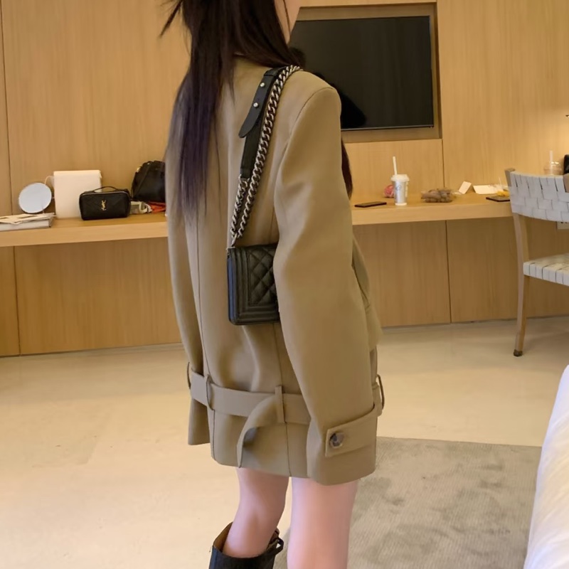 CHANEL香奈兒Leboy20小號閒置復古黑銀扣包況啵好🪿🪿-32