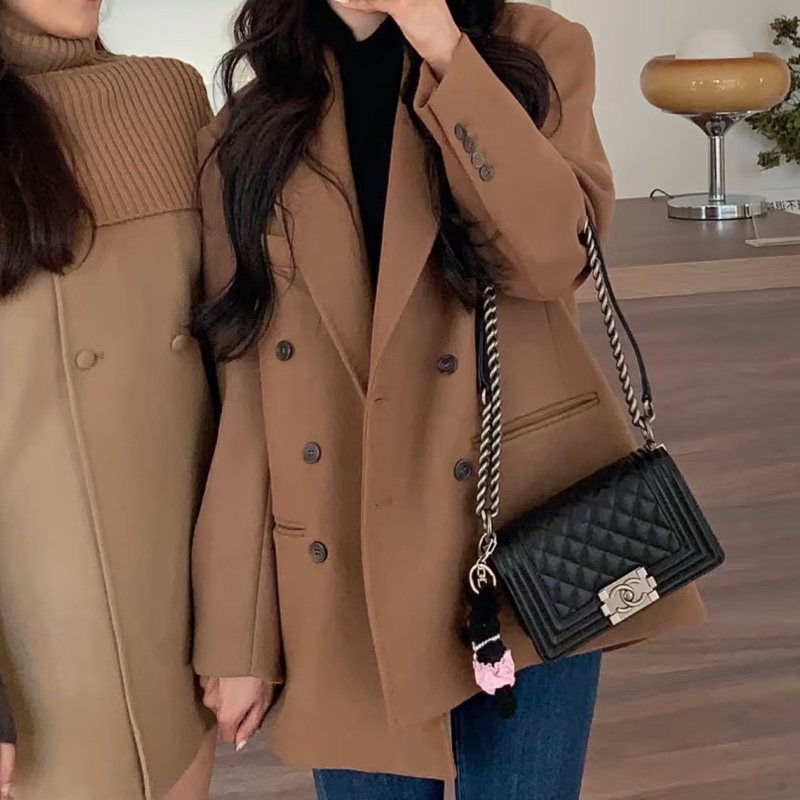 CHANEL香奈兒Leboy20小號閒置復古黑銀扣包況啵好🪿🪿-33