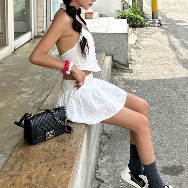 CHANEL香奈兒Leboy20小號閒置復古黑銀扣包況啵好🪿🪿-37