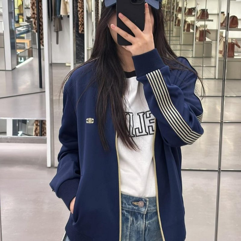 💎Han's house精品服飾💎CELINE 凱旋門 刺繡 外套  原價61000-6