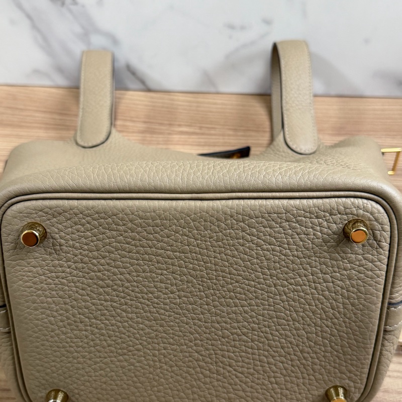 愛馬仕 Picotin18 風衣灰菜籃子-23