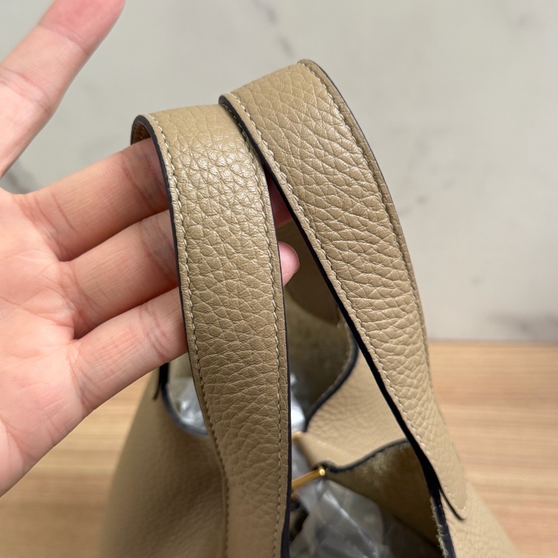 愛馬仕 Picotin18 風衣灰菜籃子-5