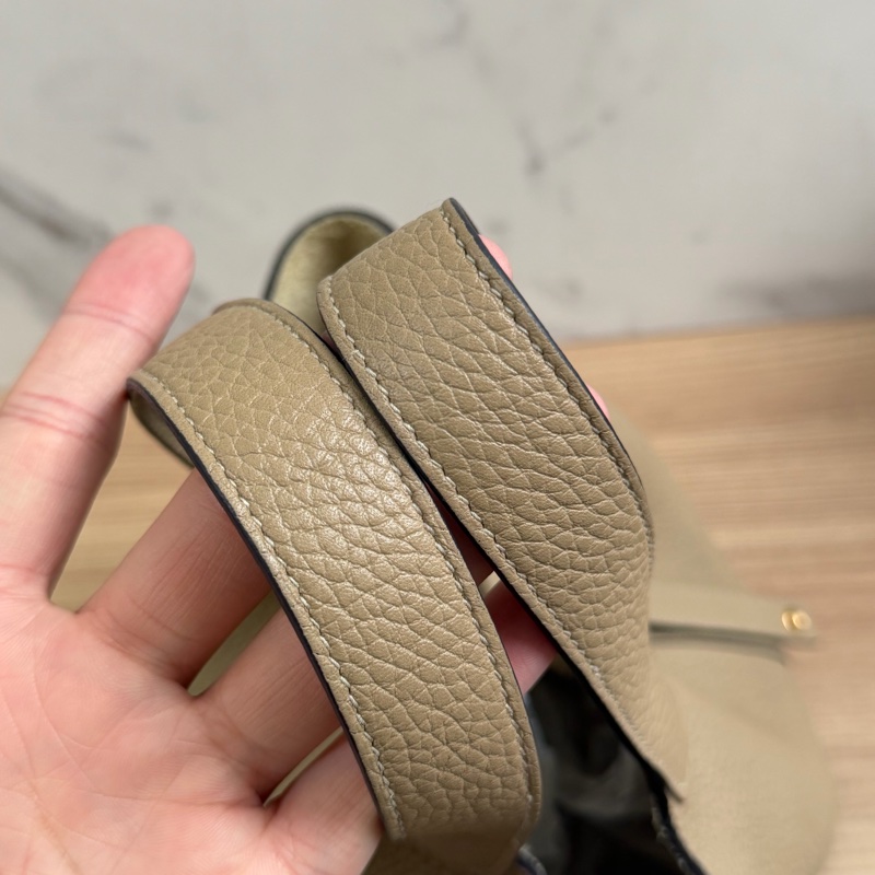 愛馬仕 Picotin18 風衣灰菜籃子-7