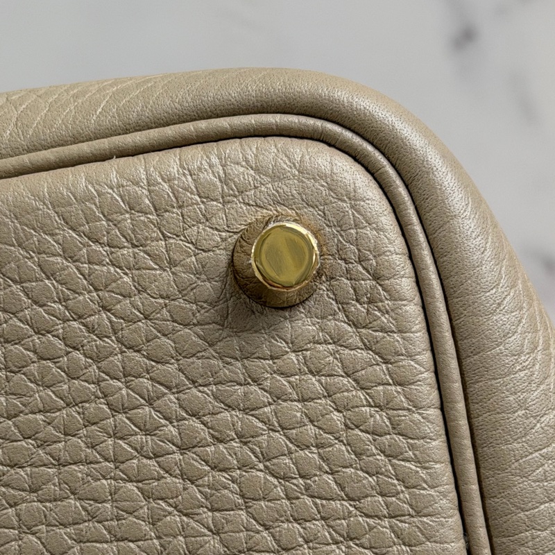 愛馬仕 Picotin18 風衣灰菜籃子-10