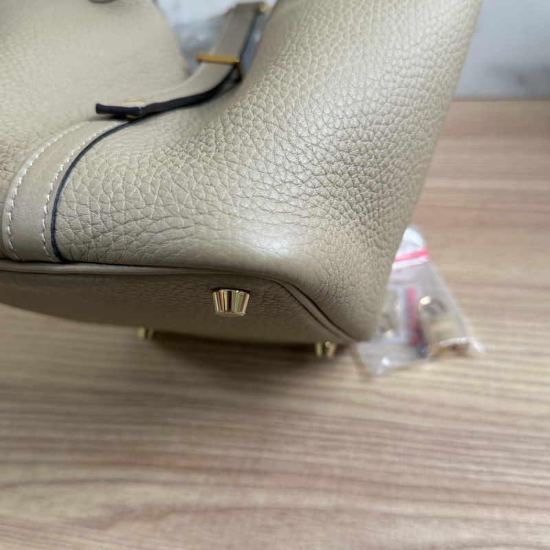 愛馬仕 Picotin18 風衣灰菜籃子-17