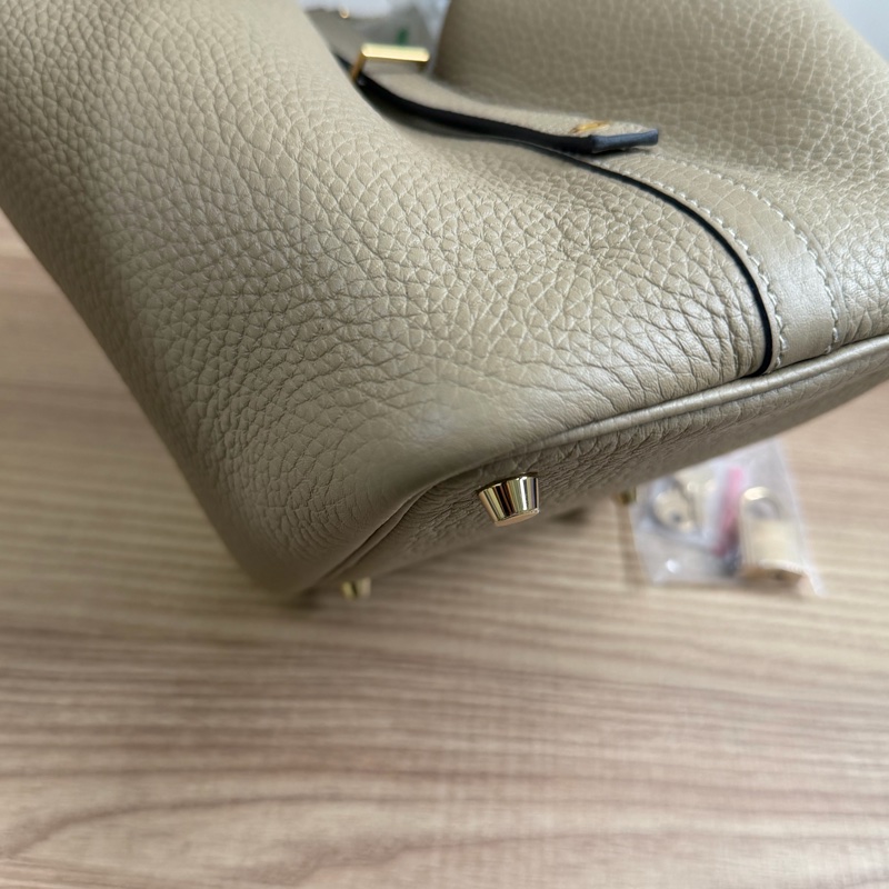 愛馬仕 Picotin18 風衣灰菜籃子-18