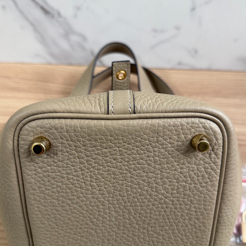 愛馬仕 Picotin18 風衣灰菜籃子-22