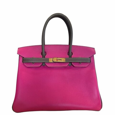 HERMES Birkin桃粉色30