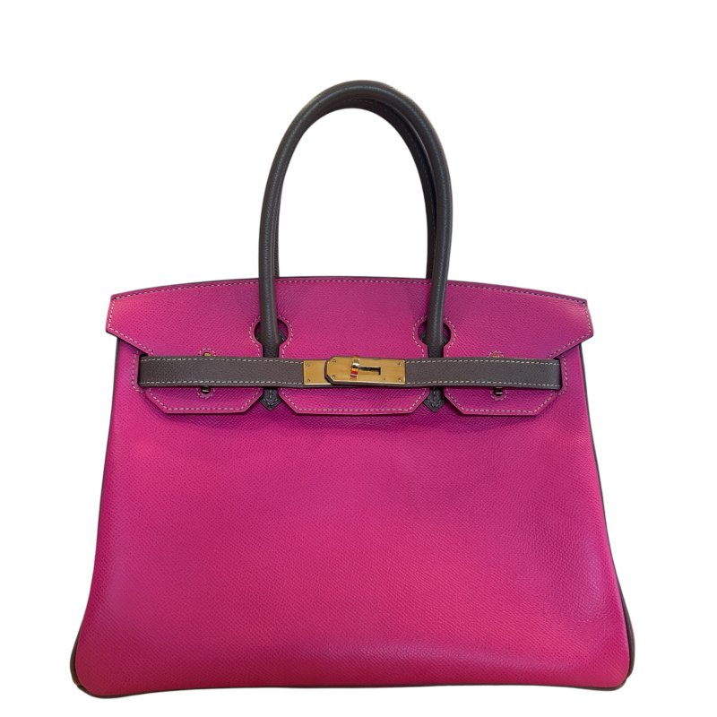HERMES Birkin桃粉色30-1