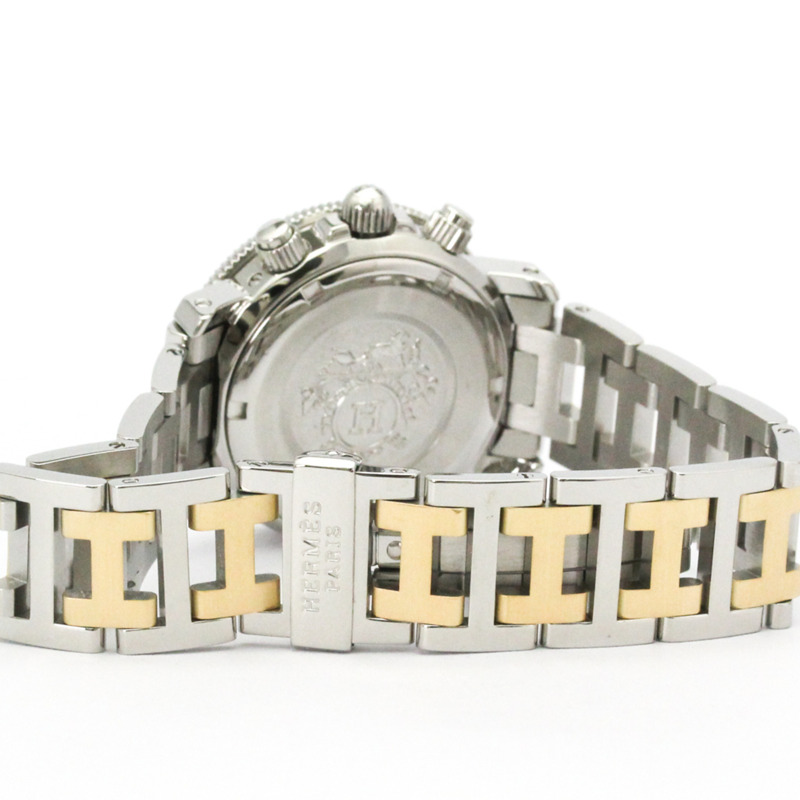 愛馬仕 Clipper Diver 計時碼錶 18K 金精鋼腕錶 CL2.320 拋光-4