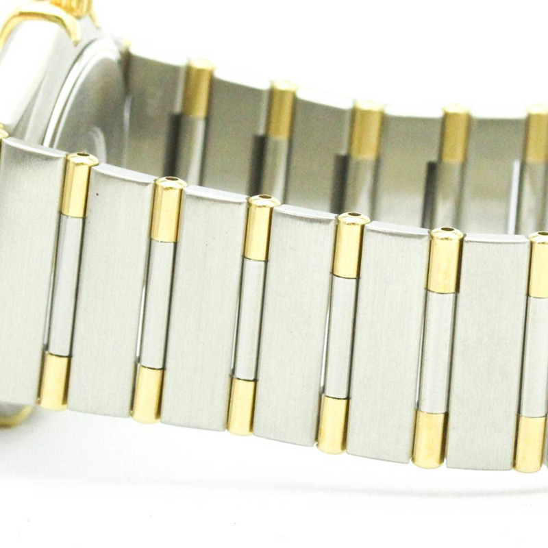 歐米茄星座系列18K金精鋼石英男士腕錶1312.30拋光款-2