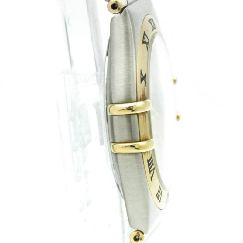 歐米茄星座系列18K金精鋼石英男士腕錶1312.30拋光款-8