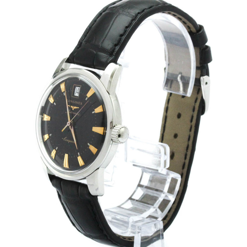 浪琴錶 Conquest Heritage 精鋼自動男士腕錶 L1.611.4-1