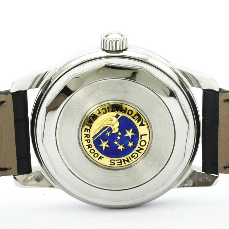 浪琴錶 Conquest Heritage 精鋼自動男士腕錶 L1.611.4-5