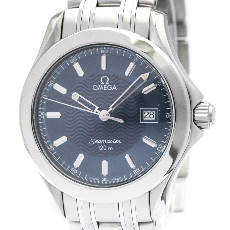 歐米茄海馬系列120米精鋼石英男士腕錶 2511.81 拋光款-0