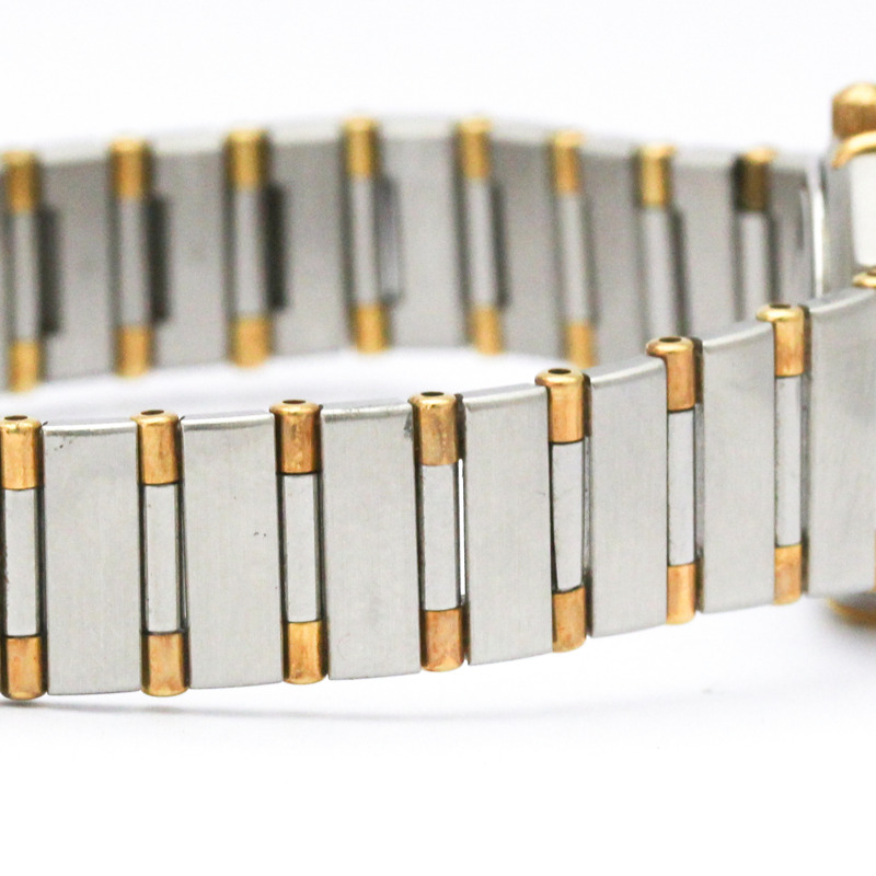 歐米茄星座系列珍珠母貝18K金精鋼女錶1362.70拋光款-6