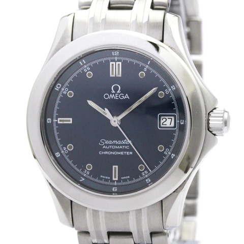 歐米茄海馬系列120公尺天文台認證自動男士腕錶 2501.80 拋光款