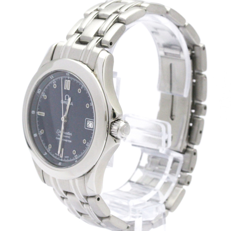 歐米茄海馬系列120公尺天文台認證自動男士腕錶 2501.80 拋光款-1