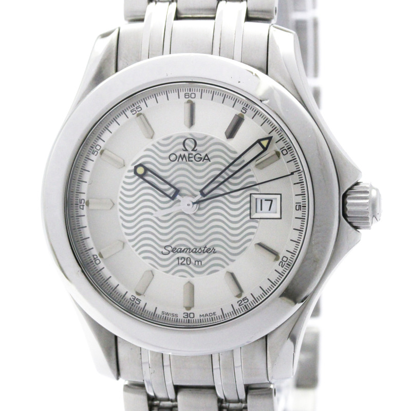 歐米茄海馬系列120公尺不鏽鋼石英男士腕錶 2511.31 拋光款-0