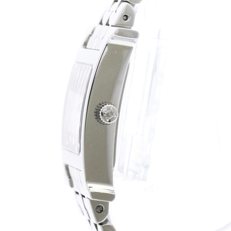 愛馬仕 H 系列女士腕錶，鑲鑽粉紅色珍珠母貝錶盤，型號 HH1.210，拋光處理-3