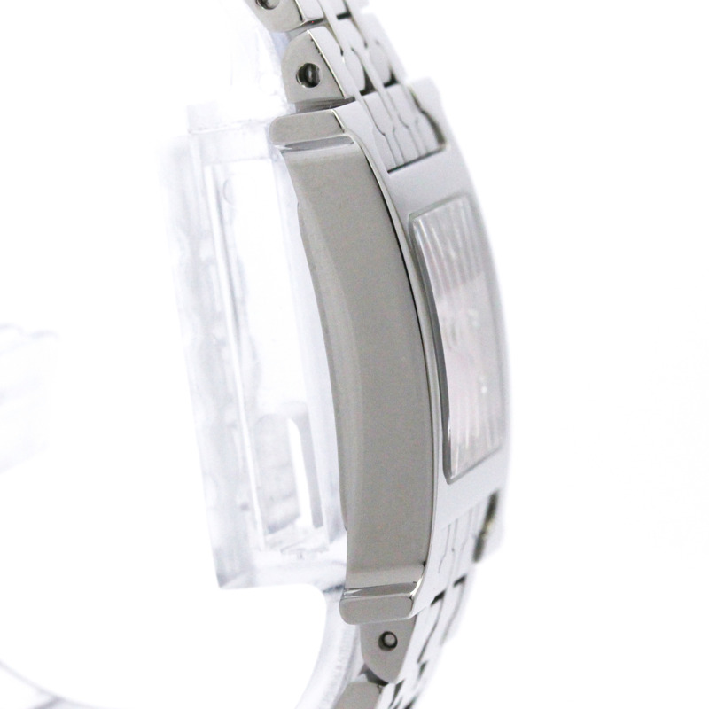 愛馬仕 H 系列女士腕錶，鑲鑽粉紅色珍珠母貝錶盤，型號 HH1.210，拋光處理-8