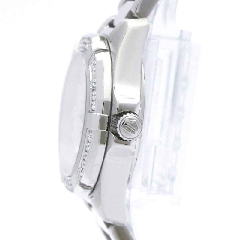 豪雅競潛系列女士鑽石珍珠母貝錶盤石英錶 WBD1415 拋光-3