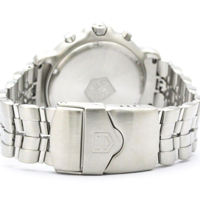 TAG HEUER 6000 計時碼錶 精鋼石英男錶 CH1111 拋光-4