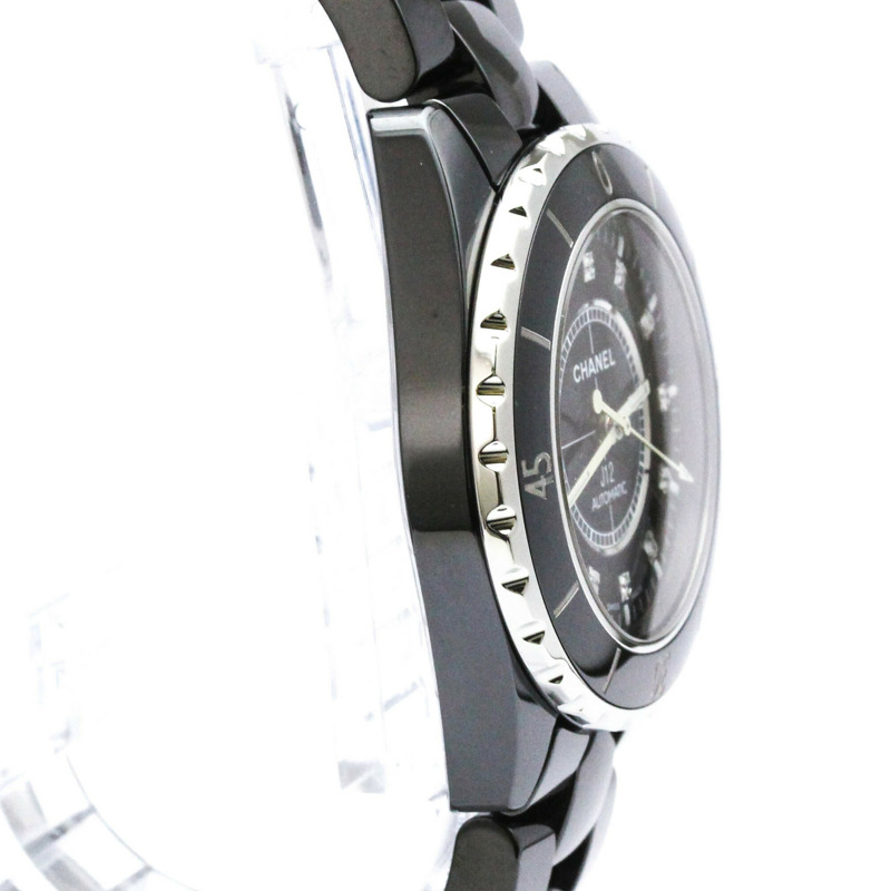 香奈兒 J12 鑽石陶瓷精鋼自動腕錶 H1626-7