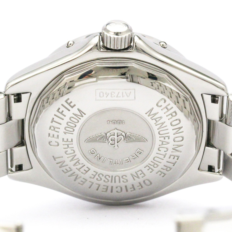 百年靈超級海洋系列精鋼自動男士腕錶 A17340 拋光-5