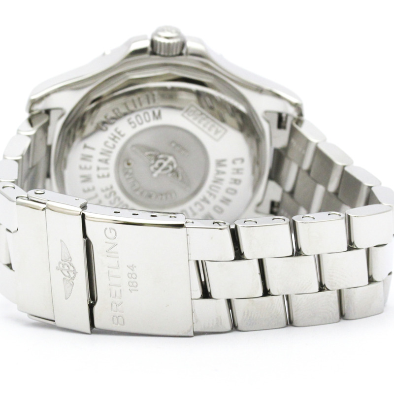 百年靈 Colt GMT 不鏽鋼自動男士腕錶 A32350 拋光-4