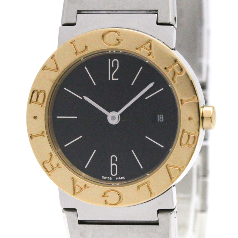 寶格麗 (BVLGARI) 18K金精鋼女錶 BB26SG 拋光款-0