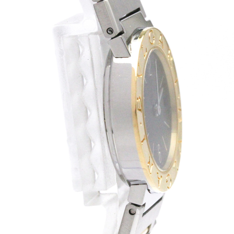 寶格麗 (BVLGARI) 18K金精鋼女錶 BB26SG 拋光款-7